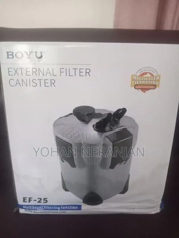 Fish Tank with Canister Filter