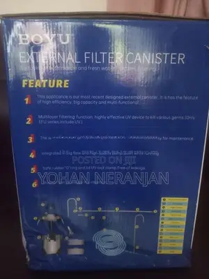 Fish Tank with Canister Filter