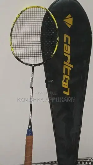 Carlton Powerflo 6000 Japanese Carbon Badminton Racket with Cover