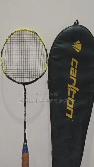 Carlton Powerflo 6000 Japanese Carbon Badminton Racket with Cover