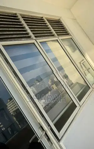 3 Aluminum Glass Windows with One Door