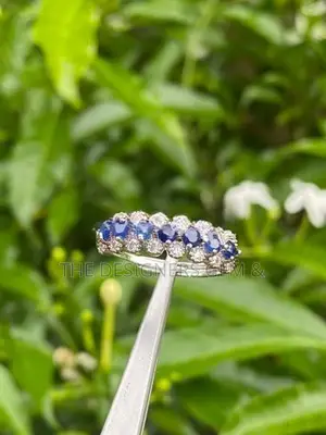 Blue Sapphire Silver Ring