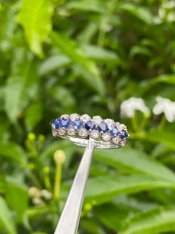 Blue Sapphire Silver Ring