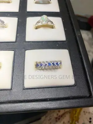 Blue Sapphire Silver Ring
