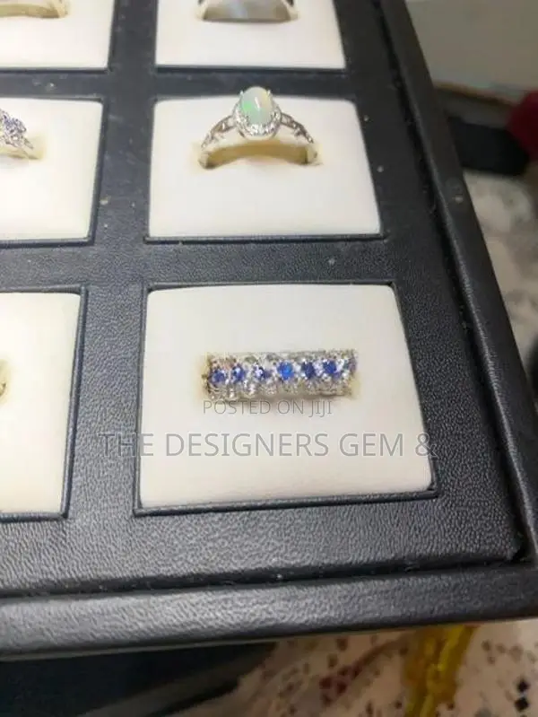 Blue Sapphire Silver Ring