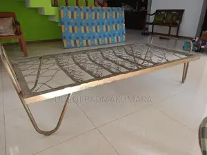 Antique Steel Spring Bed with Mattress