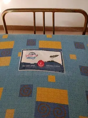Antique Steel Spring Bed with Mattress