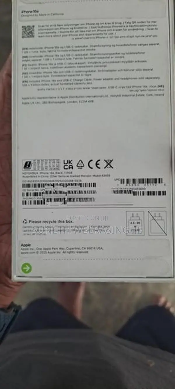 Apple iPhone 16e (Brand New)