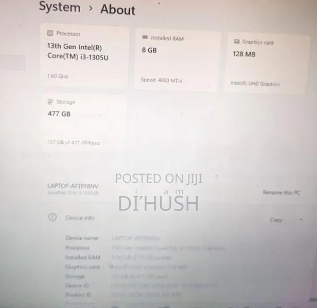 Lenovo Ideapad Slim 3 15IRU8