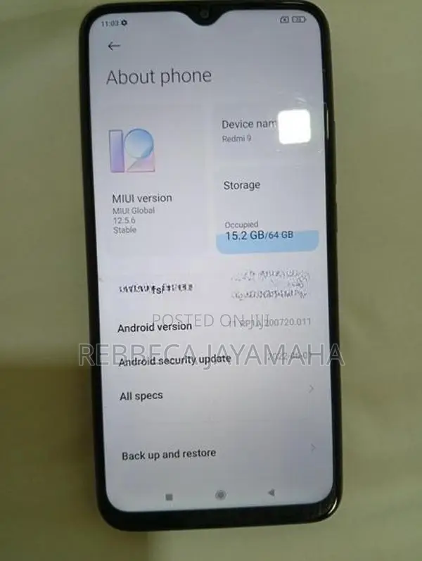 Xiaomi Redmi 9 4 GB 128 (Used)