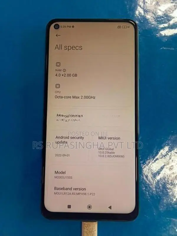 Xiaomi Redmi Note 9 4GB 128GB (Used)