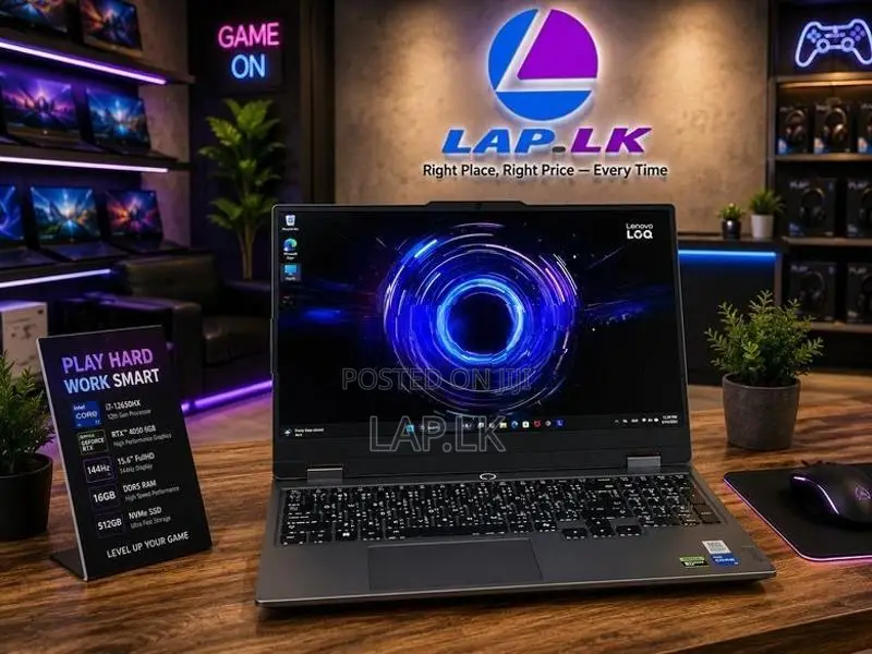 New Lenovo LOQ Core i7 12650HX RTX™ 4050 6GB VGA Laptop 16GB DDR5