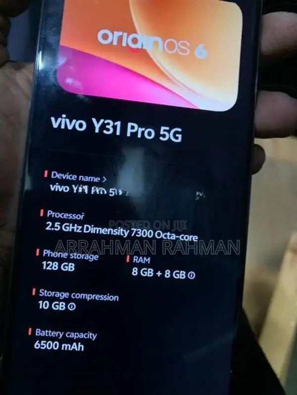Vivo Y31 Pro 5G (Used)
