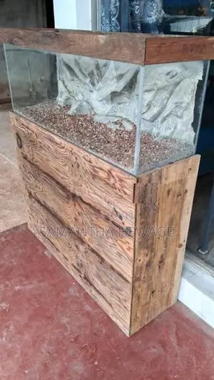 Tank with Stand Cement Decoration