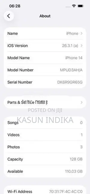 Apple iPhone 14 (Used)