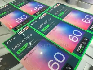 Infinix Hot 60 Pro 256GB 8GB RAM Silver (Brand New)