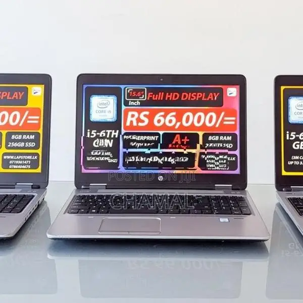 HP ProBook Core i5 6th Gen|8GB RAM|15.6 inch FHD|256GB NVME|UHD Graphi