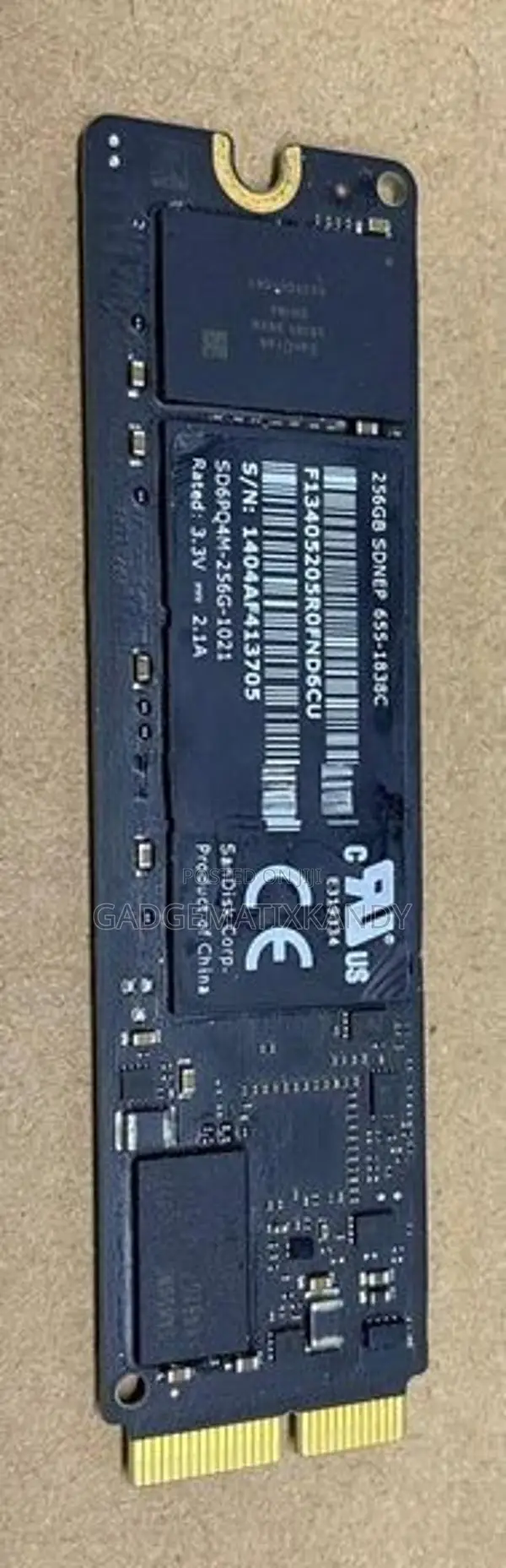 Apple SSD 256GB M.2 M Key