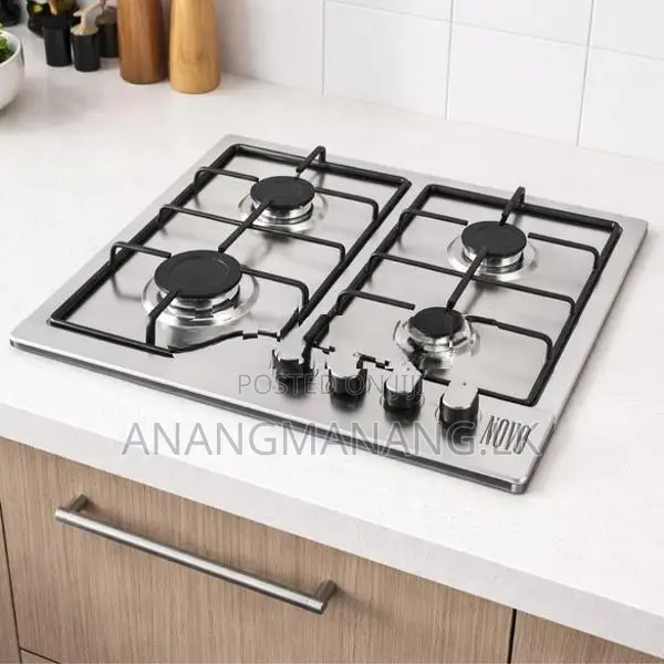 Novo Safety Modern 4 Burner Gas Cooker Hob