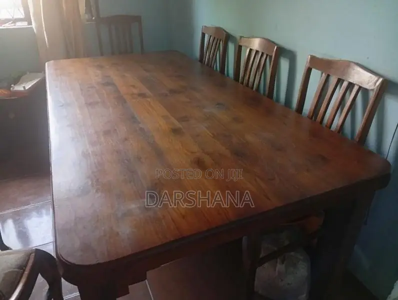 Teak Sofa Set with Dining Table
