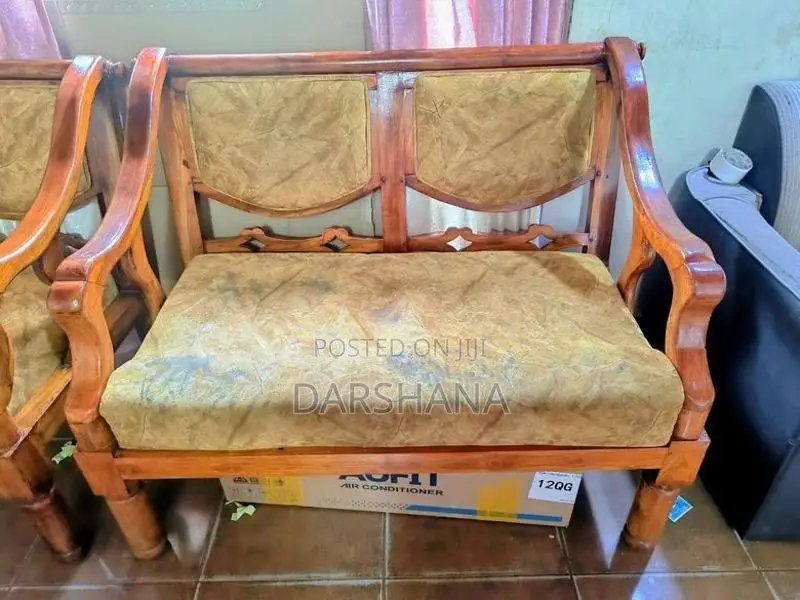 Teak Sofa Set with Dining Table