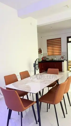 Luxury Dining Table with Cushion Chairs