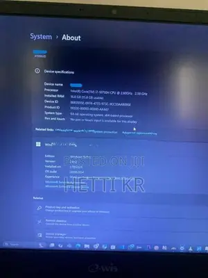 EWIS X1590UD Gaming Laptop Core i7 10th Gen 16GB RAM GTX 1650