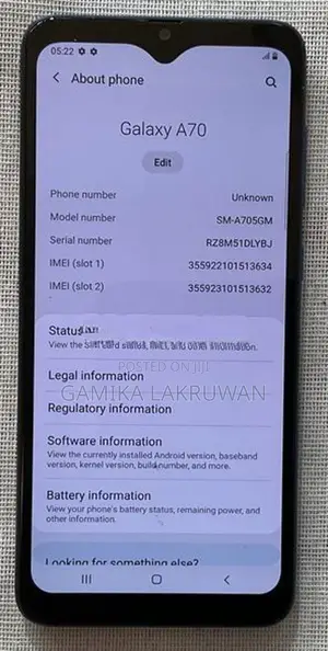 Samsung Galaxy A70 (Used)