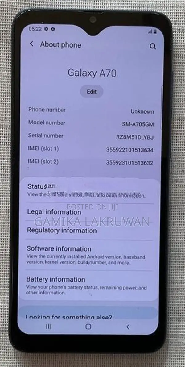 Samsung Galaxy A70 (Used)