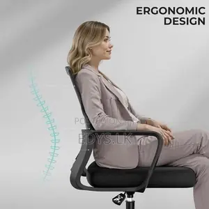 Fully Black Plastic wheel Office Chairs - 840B
