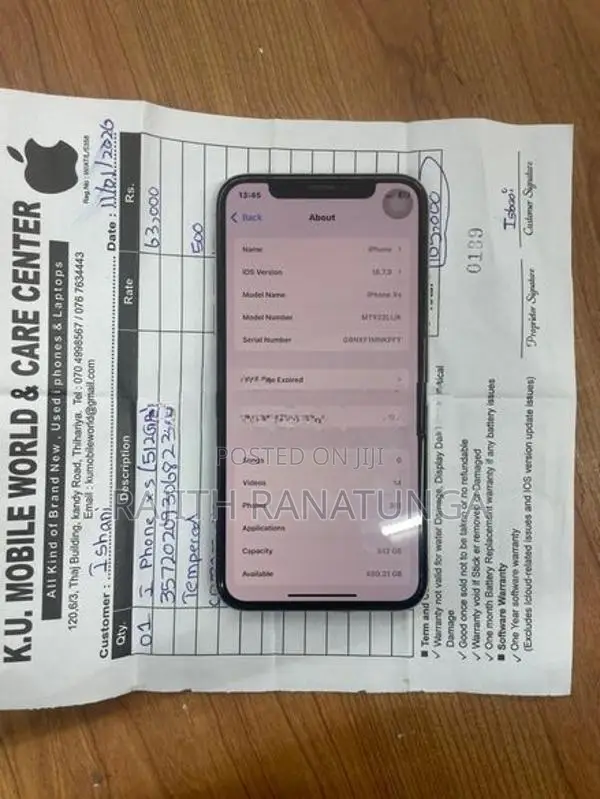 Apple iPhone XS 512GB (Used)