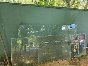 Glass Door with Side Panels Set