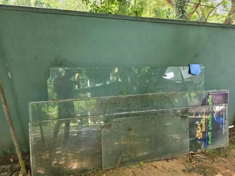 Glass Door with Side Panels Set