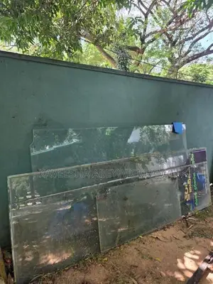Glass Door with Side Panels Set