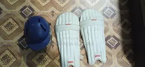 Cricket Pads with Helmet