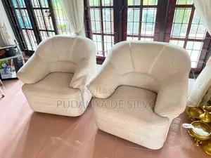 2 Beige Sofa Chair