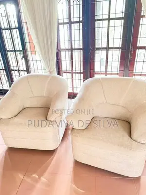 2 Beige Sofa Chair