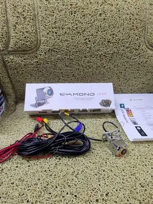 Diamond 4K Reverse Camera For Android Players Sliver Finish