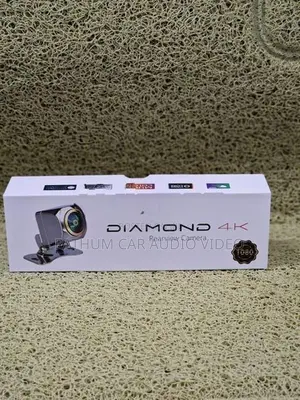 Diamond 4K Reverse Camera For Android Players Sliver Finish