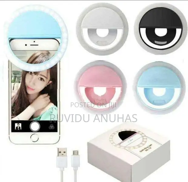 Mobile Selfie LED Ring Flash Light