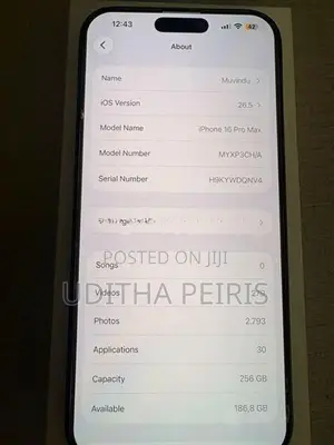Apple iPhone 16 Pro Max (Used)