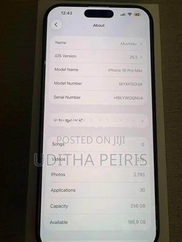 Apple iPhone 16 Pro Max (Used)