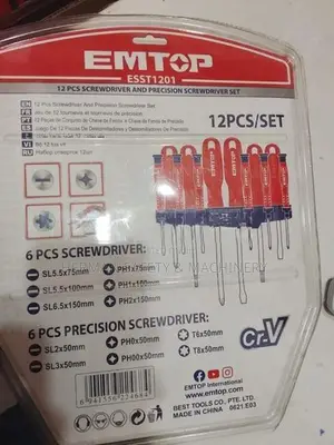 EMTOP ESST1201 12-Piece Screwdriver & Precision Set – HERMAN PT 0570