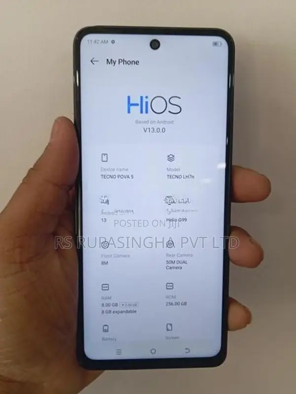 Tecno Pova 5 256GB (Used)