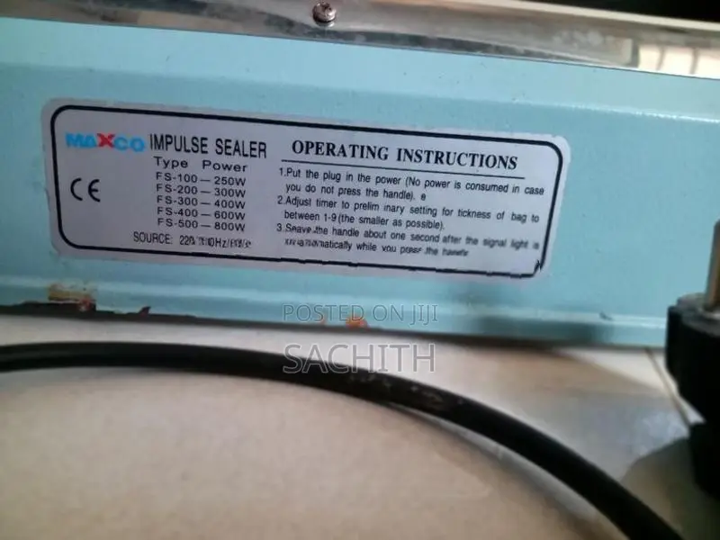 Maxco Polythene Sealer ( Big )