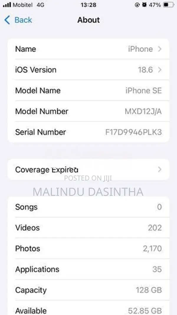 Apple iPhone SE 2 (Used)