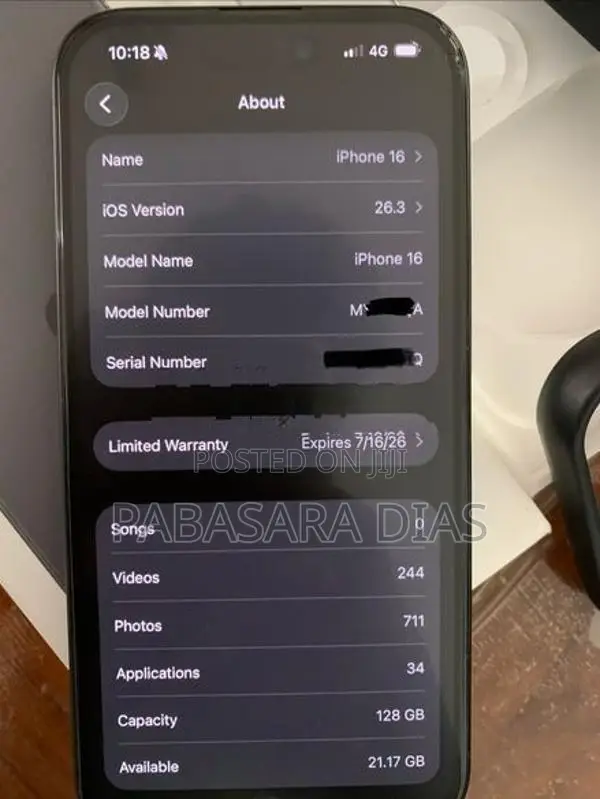 Apple iPhone 16 (Used)