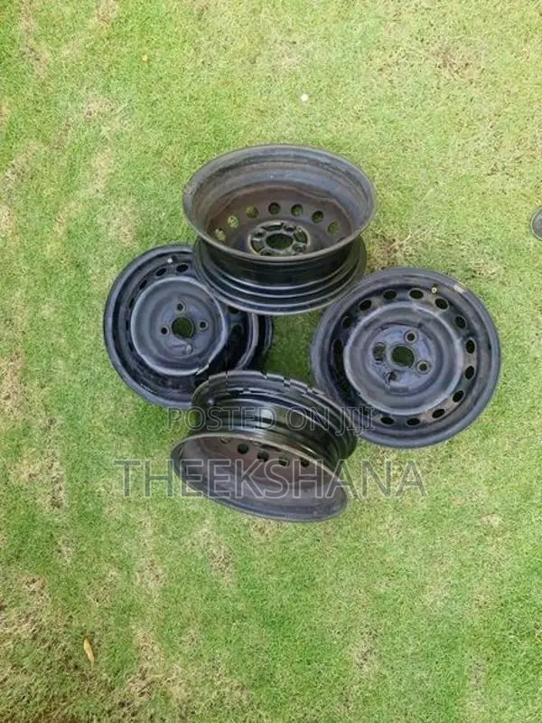 Toyota Vitz 14 Inch Japan Iron Wheel Set with Nuts