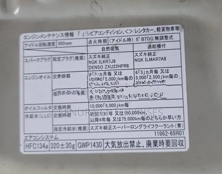 SUZUKI HUSTLER ME41 BONNET