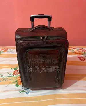 Leather Trolley Bag